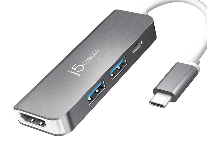 j5create- USB-C® to HDMI™ & USB™ 3.1 2-Port with Power Delivery – PIE  Technology