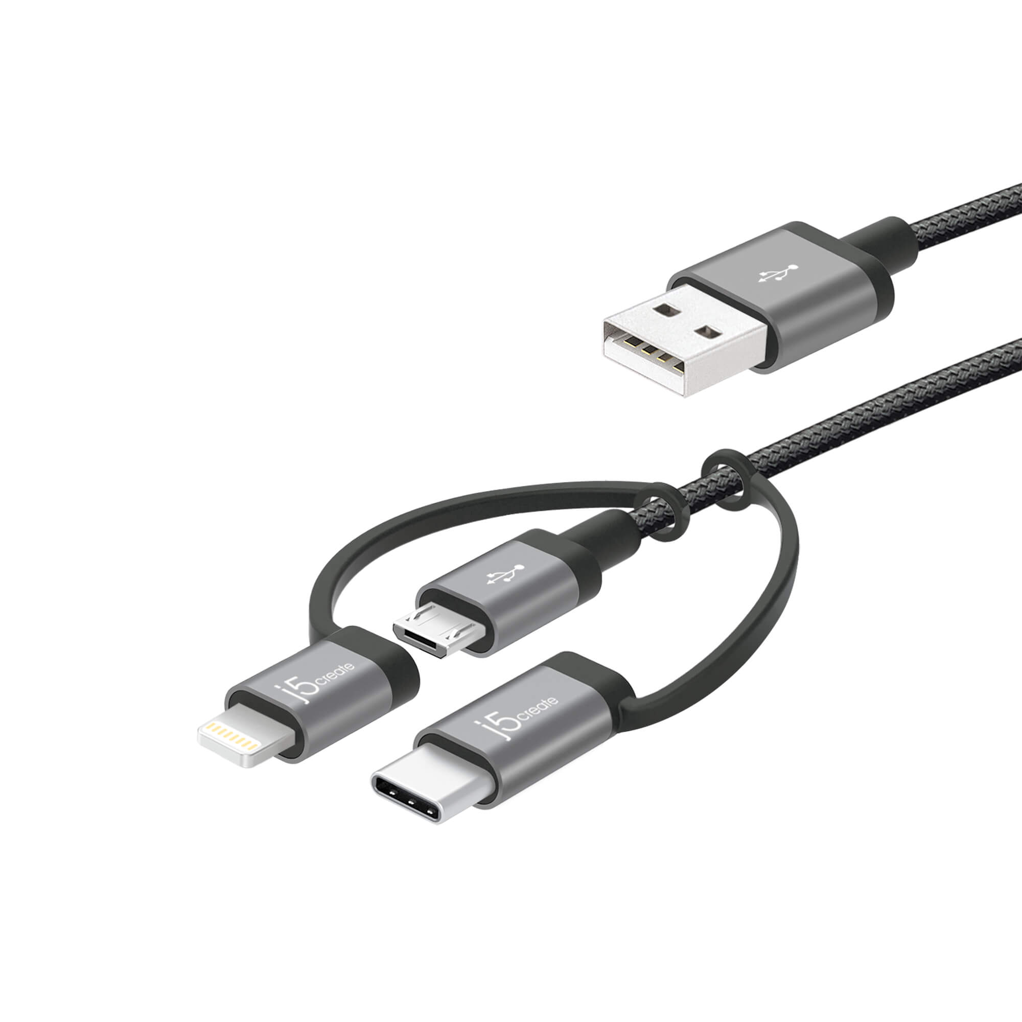 j5 create Android USB Type-C or MicroUSB to HDMI ディスプレイアダプター 2in1コネクタ